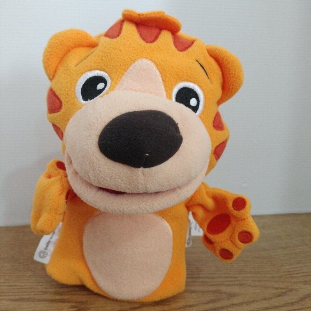 Baby Einstein Lilly hand Puppet Baby Animal Tiger  Storytime Kids II Lion orange